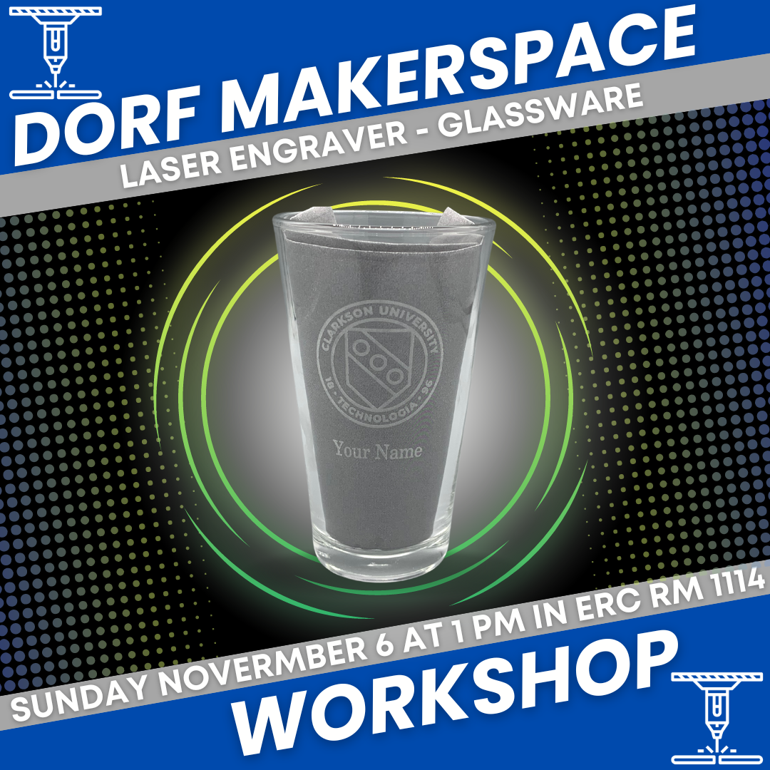 Ignite Makerspace Workshop – Engrave your own Glassware!