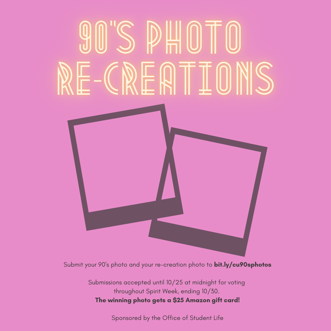 90’s Photo Re-creation Contest for Spirit Week