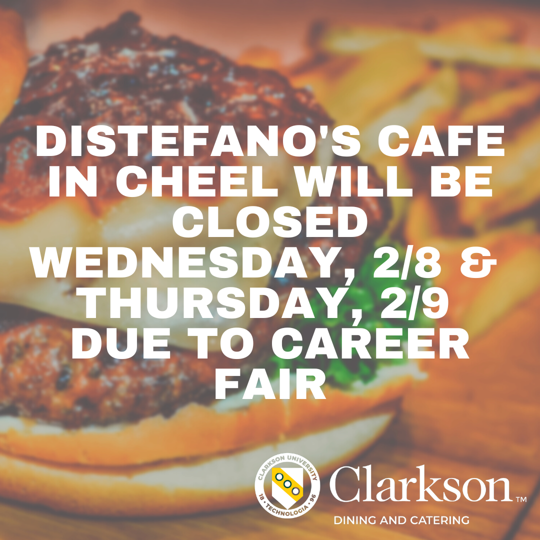 DiStefano’s Cafe Closed Wednesday, Thursday
