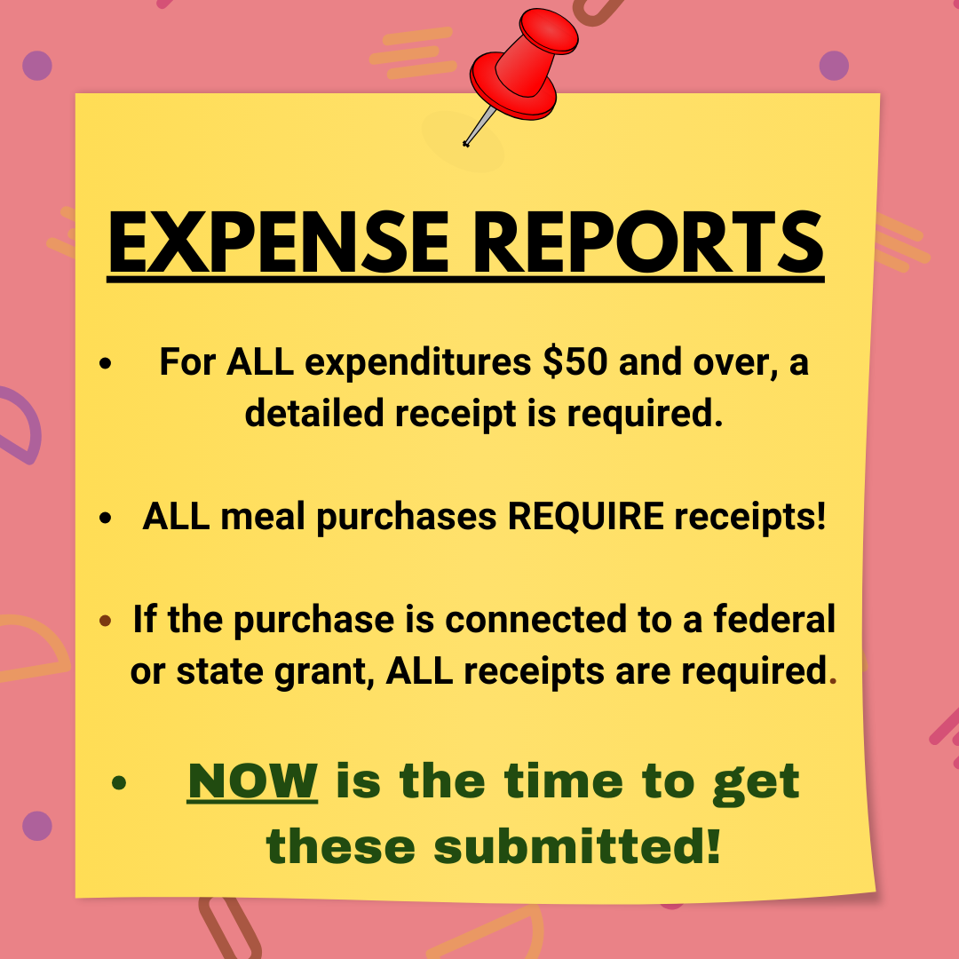 Expense Report Information