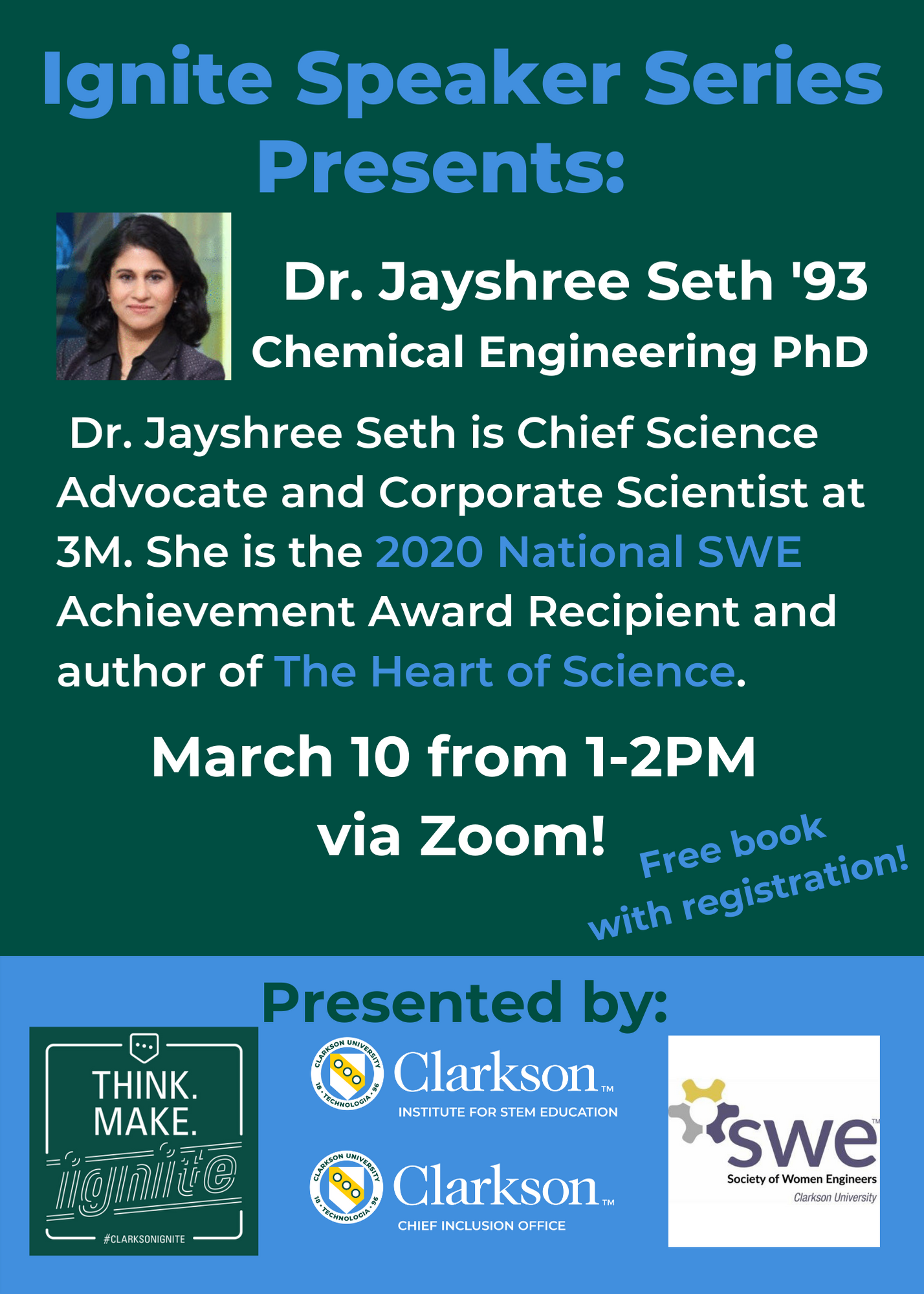 Ignite Speaker Series Presents: Dr. Jayshree Seth ’93