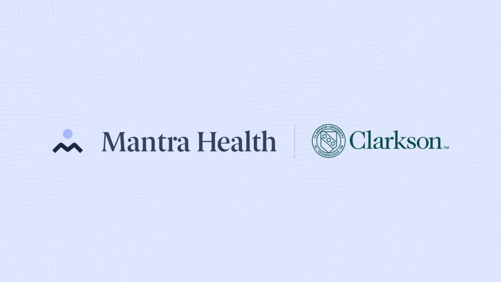 Mantra Health Logo and Clarkson Logos