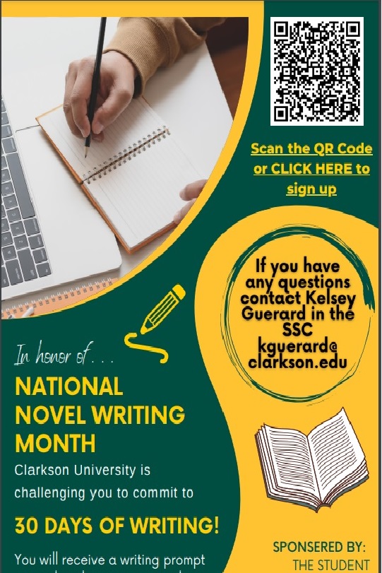 National Novel Writing Month Writing Challenge: Writing for Wellness
