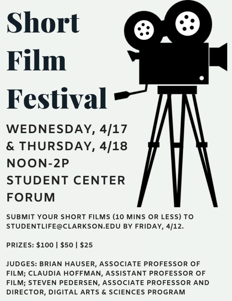 short film festival flyer