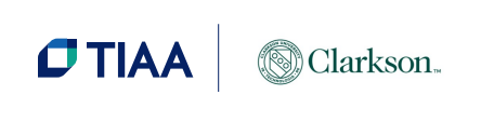Logo for TIAA and Clarkson