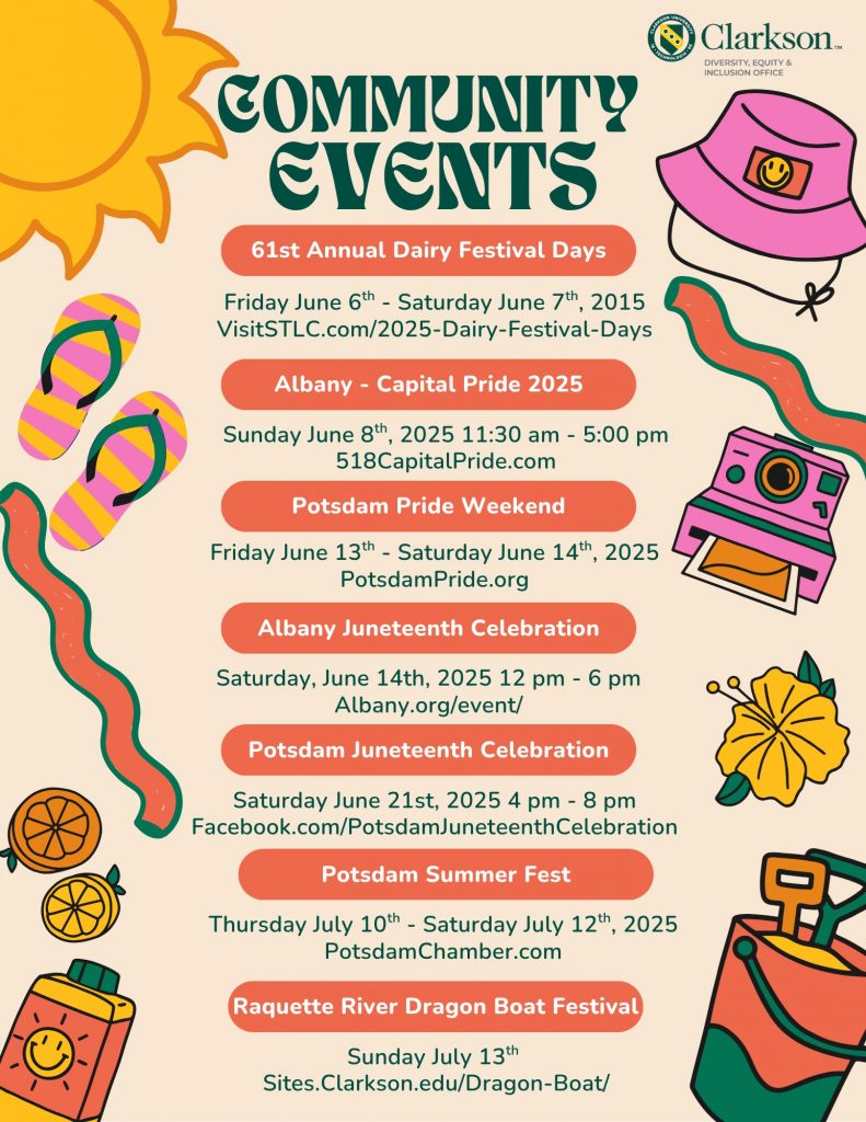 Community events poster