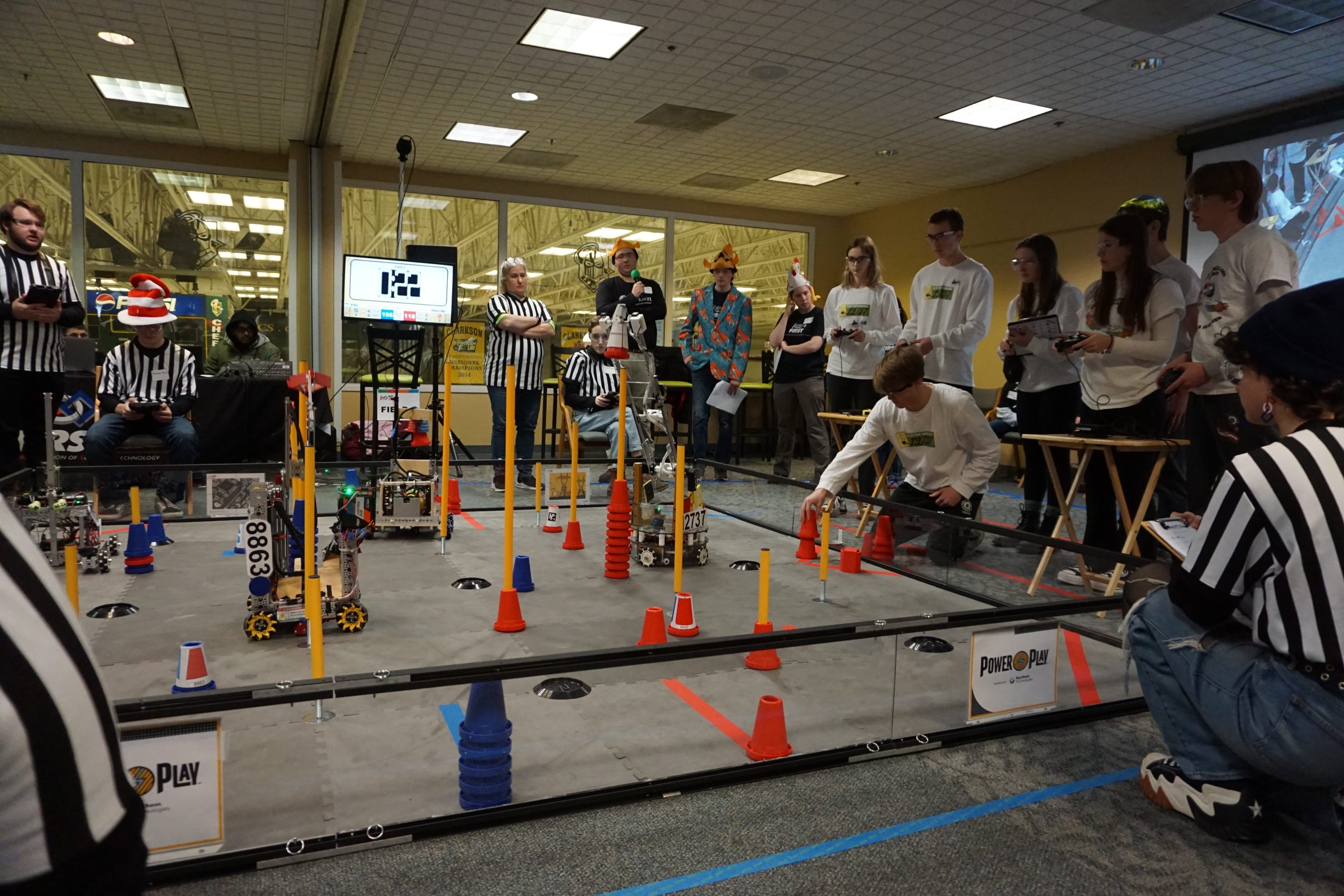Two FIRST Robotics Competitions Heat Up February at Clarkson