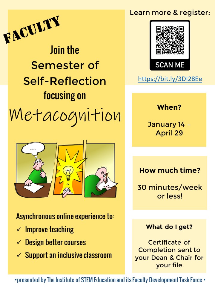 Semester of Reflection: Metacognition Information & Enrollment
