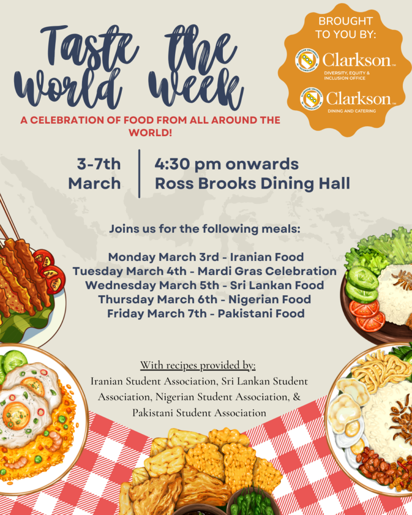 Event poster, Taste the world week