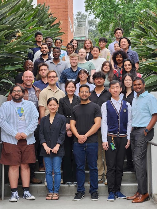 Image of the graduate students grouped together for a photograph