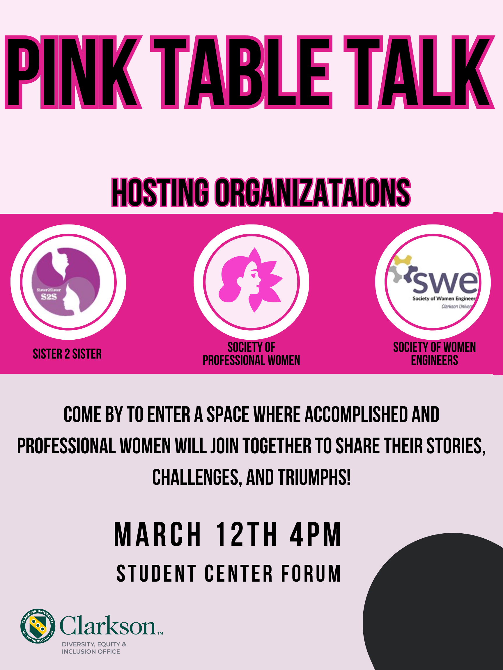 Pink Table Talk: An International Women’s Day Event