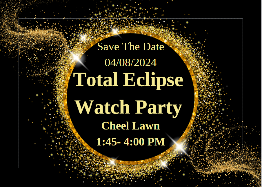 Save the date:  Total Eclipse Watch Party