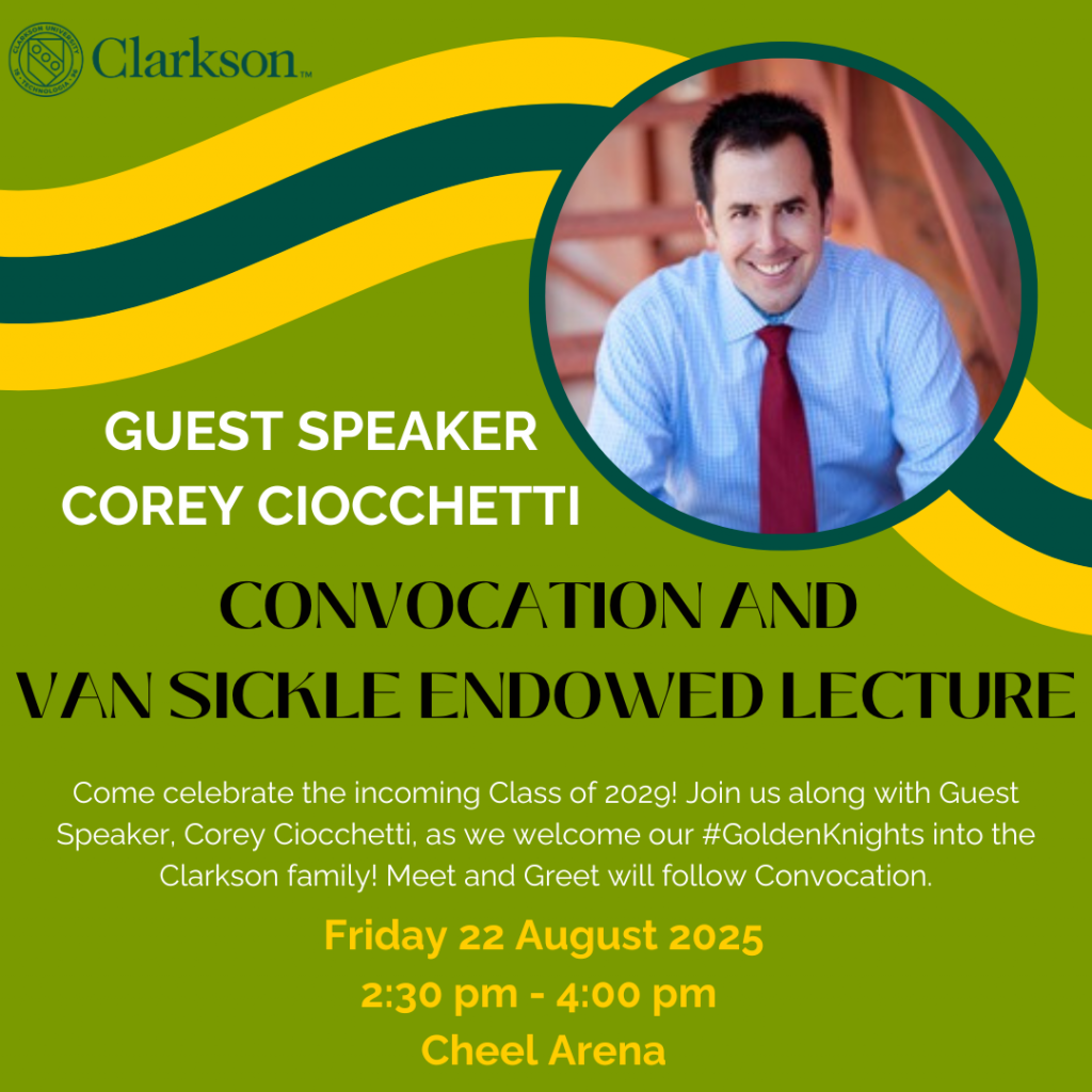 Event Poster, Van Sickle Lecture